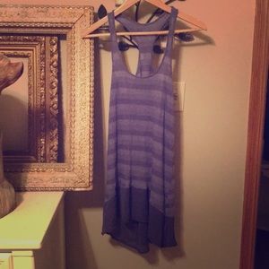 Purple racer back tank